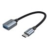Kábel USB 3.0 samec na USB samica OTG Vention CCXHB 0,15 m (sivý)