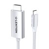 Kábel Lention USB-C na 4K60Hz HDMI, 3 m (strieborný)