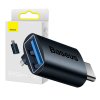 Baseus Ingenuity USB-C na USB-A adaptér OTG (modrý)