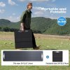 VDL POWER 200W Foldable Portable Solar Panel, 20V Monocrystalline Cell, Adjustable Kickstand, 23.5% Conversion Efficiency, IP67 Waterproof, MC-4 Interface