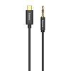 Baseus Yiven Audio kábel USB-C na mini jack 3,5 mm, 1,2 m (čierny)