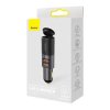 Baseus Share Together Rýchlonabíjačka do auta s rozširujúcim portom pre cigaretový zapaľovač, 2x USB, 120 W (sivá)