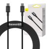 Kábel Baseus Superior Series USB-C na USB-C, 100 W, 2 m (čierny)