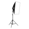 Puluz Studio softbox 50x70cm, statív, LED žiarovka 4 ks PU5071EU