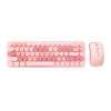 Set bezdrôtovej klávesnice a myši MOFII Bean 2.4G (ružová)