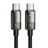 Mcdodo CA-2840 kábel USB-C na USB-C, PD 100W, 1,2 m (čierny)
