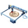 SCULPFUN S10 10W Laser Engraver Cutter, 0.08mm High Precision, High Speed Air Assist, 32Bit Motherboard, Upgraded Linear Rail Slide, Full-Metal CNC, Engraving Area 410*400mm