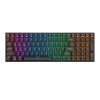 Mechanická klávesnica Royal Kludge RK100 RGB, hnedý spínač (čierna)