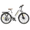 Eleglide T1 STEP-THRU Electric Trekking Bike Trekking E-Bike 27.5 Inch CST Tires 36V 12.5AH Battery 250W Brushless Motor Shimano 7 Gears Max Speed 25Km/h Max Range 100KM Max Load 120KG IPX4 Waterproof Dual Disk Brake - White