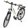 Eleglide T1 STEP-THRU Electric Trekking Bike Trekking E-Bike 27.5 Inch CST Tires 36V 12.5AH Battery 250W Brushless Motor Shimano 7 Gears Max Speed 25Km/h Max Range 100KM Max Load 120KG IPX4 Waterproof Dual Disk Brake - White