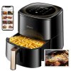 Ultenic K10 Smart  Air Fryer Oil-free Electric Oven Non-stick Pan 5L 11 Presets LED Touch Screen - Black