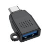 Adaptér Budi USB 3.0 na USB-C OTG (čierny)