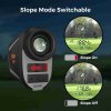 CIGMAN CT-800Y 800m Golf Rangefinder, with 6X Magnification, Flag Pole Locking Vibration, Magnetic Strap, USB Rechargeable