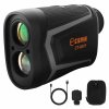 CIGMAN CT-800Y 800m Golf Rangefinder, with 6X Magnification, Flag Pole Locking Vibration, Magnetic Strap, USB Rechargeable
