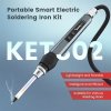 KAIWEETS KETS02 Smart Digital Soldering Iron Kit, 9-20V Operating Voltage, Precise Temperature Control, Sleep Mode, Child Lock, OLED Display Screen
