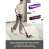 Vactidy V8 Pro Cordless Vacuum Cleaner, 25kPa Powerful Suction, Cyclonic Filtration System, 500ml Dust Cup, LED Touch Display, 180° Rotatable Brush Head, 35min Runtime, Self-Standing Design