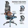 NEWTRAL NT001 Ergonomic Chair with Detachable Workstation Desktop, Adaptive Lower Back Support, 3 Recline Angle Adjustable Backrest Armrest Headrest, 5 Positions to Lock Nylon Base - Standard Version