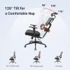 NEWTRAL NT001 Ergonomic Chair with Detachable Workstation Desktop, Adaptive Lower Back Support, 3 Recline Angle Adjustable Backrest Armrest Headrest, 5 Positions to Lock Nylon Base - Standard Version