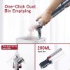 SmartAI H5 Handheld Cordless Vacuum Cleaner, 17KPa Suction Power, 145W Power, 30min Runtime, LED Screen