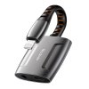 Adaptér Lightning na Lightning + AUX 3,5 mm mini jack, Mcdodo CA-6340 (čierny)