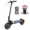 iScooter iX7 Pro Electric Scooter, 2*1000W Motor, 48V 17.5Ah Battery, 10-inch Off Road Tires, 60km/h Max Speed, 80km Range, Front and Rear Disc Brakes, Dual Suspensions