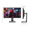 TITAN ARMY P2710S Gaming Monitor, 27-inch 2560*1440 16:9 Fast IPS LCD Screen, 240Hz Refresh Rate, 1ms GTG, HDR 400, Adaptive-Sync, Dynamic OD, Game Mode & 10 scenario Modes, PBP & PIP Split-screen Mode, Rotating Stand, Wall Mounting