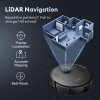Ultenic D10 Robot Vacuum Cleaner, 15min LiDAR Quick Map, 4000Pa Suction, 120min Runtime, Carpet Auto-Boost, No-Go Zone, Time Scheduled, Siri/Alexa/APP Remote Control, for Hardwood, Tiles, Carpet, etc.