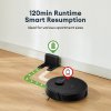 Ultenic D10 Robot Vacuum Cleaner, 15min LiDAR Quick Map, 4000Pa Suction, 120min Runtime, Carpet Auto-Boost, No-Go Zone, Time Scheduled, Siri/Alexa/APP Remote Control, for Hardwood, Tiles, Carpet, etc.