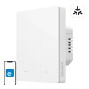 M5-2C-80W WiFi Matter smart nástenný spínač (2-kanálový, pre rám)