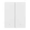 M5-2C-80W WiFi Matter smart nástenný spínač (2-kanálový, pre rám)