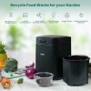 Karfo UF006-EC Kitchen Composter, 2.5L Capacity, Single-Button Auto Operation, Turn Food Waste to Fertilizer for Plants, Black