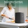 Karfo UF006-EC Kitchen Composter, 2.5L Capacity, Single-Button Auto Operation, Turn Food Waste to Fertilizer for Plants, Black