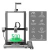 Artillery Sidewinder X4 Plus 3D Printer, 500mm/s Print Speed, 300*300*400mm Build Volume, 300℃ High-temp Printing, XY-Metal Linear Guide Rail, Auto Levelling, 8000 rpm Efficient Cooling Fans