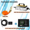Cloudenergy 36V(38.4V) 105Ah LiFePO4 Golf Cart Battery, with 20A Charger, 4032Wh Energy, Built-in 200A Bluetooth BMS, 8064W Max. Load Power, Touch Monitor, 6000+ Cycles, for Golf Carts, Trolling Motor