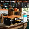 Cloudenergy 36V(38.4V) 105Ah LiFePO4 Golf Cart Battery, with 20A Charger, 4032Wh Energy, Built-in 200A Bluetooth BMS, 8064W Max. Load Power, Touch Monitor, 6000+ Cycles, for Golf Carts, Trolling Motor