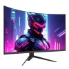 KTC H32S17F 32'' Curved Gaming Monitor, 1920*1080 HVA Panel, 240Hz Refresh Rate, 125% sRGB, 3500:1 Contrast Ratio, Adaptive Sync,   HDR10, 3ms Response Time, 2*HDMI2.0 1*DP1.4 1*USB2.0 1*Audio, VESA Mount, Adjustable Tilt, Low Blue Light