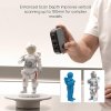 3DMakerpro Moose 3D Scanner, Al Visual Tracking, 0.03mm Accuracy, 0.07mm Resolution, Blue LED Light Source, 24-bit Color Camera, 10fps Frame Rate, Anti-Shake Lenses, Compatible with Windows/MacOS - Premium Version