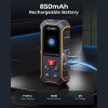 CIGMAN CD-60R 393Ft/120M Bilateral Red Laser Measure, LCD Display, with 6 Units Ft/in/M, Angle Sensor, Multiple Measure Mode, Magnetic Back