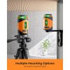 CIGMAN CM-505 360° Laser Level with Tripod, Self Leveling, 2000mAh+ Rechargeable Battery, 9H Running Time, Powerful Magnetic Base