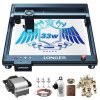 LONGER Laser B1 30W Laser Engraver + Laser Bed + Rotary Roller with Bracket