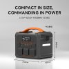 NEWSMY S1210 1200W 1102.5Wh Portable Power Station, LiFeMnPo4 Battery, 1.2 Hours Quick Charge, PD100W Output, 230V/1200W (Peak 2400W) Pure Sine Wave