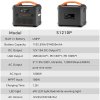 NEWSMY S1210 1200W 1102.5Wh Portable Power Station, LiFeMnPo4 Battery, 1.2 Hours Quick Charge, PD100W Output, 230V/1200W (Peak 2400W) Pure Sine Wave
