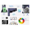 Gweike Cloud G2 MAX 50W Laser Marking Machine, 15000mm/s Speed, 0.001mm Accuracy, 150mm*150mm, 5mm Deep Engraving, 90+ Colors Engrave, GWEIKE Glaser/ LightBurn, Supports Rotary Roller