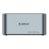 Dokovacia stanica Orico pre 2,5" / 3,5" HDD / SSD, 5 Gb/s, USB-C na USB-C/A s funkciou klonovania (čierna)