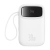 Baseus QPow 2 10000mAh 30W powerbank (biela)