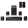 Ultimea Aura A60 7.1 Soundbar, Smart APP & Voice Control, BassMX Technology, 350W Peak Power, HDMI eARC, 4 Surround Speakers, for Smart TV