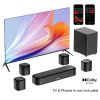 Ultimea Aura A60 7.1 Soundbar, Smart APP & Voice Control, BassMX Technology, 350W Peak Power, HDMI eARC, 4 Surround Speakers, for Smart TV