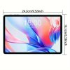 Teclast P30 Tablet, 10.1inch Android 14, T606 CPU, Max 12(4+8)GB RAM 128GB ROM, 1280x800 HD IPS, Quad-Core WiFi 6, Dual Speaker & Camera, Type-C/ GMS/ Bluetooth/ 3.5mm Jack