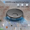 Teendow T7S Robot Vacuum Cleaner and Mop, 2000Pa Powerful Suction, 230ml Water Tank, Smart App & Voice Control, 100min Runtime, Self-Charging, 4 Cleaning Modes, Obstacle Avoidance, Ideal for Pet Owners