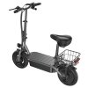 iScooter F2 Electric Scooter with Seat & Rear Basket, 500W Motor, 36V 7.8Ah Battery, 10 inch Tires, 30km/h Max Speed, 30km Range, Front & Rear Drum Brakes, 120kg Max Load